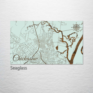 Chickasaw, Alabama Street Map