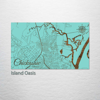 Chickasaw, Alabama Street Map