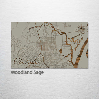 Chickasaw, Alabama Street Map