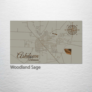 Ashdown, Arkansas Street Map