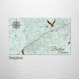 Benton, Arkansas Street Map