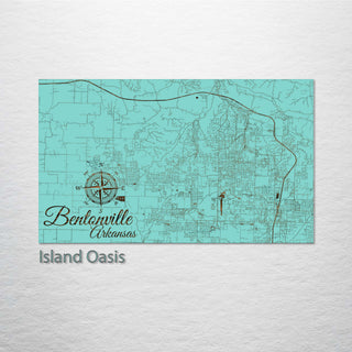 Bentonville, Arkansas Street Map