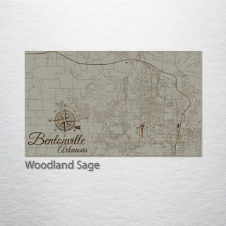 Bentonville, Arkansas Street Map
