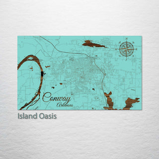 Conway, Arkansas Street Map