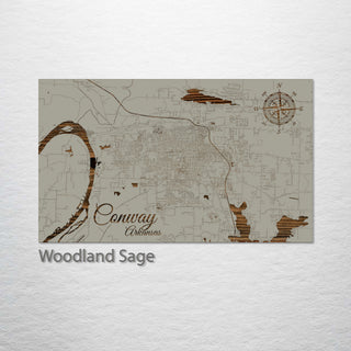 Conway, Arkansas Street Map