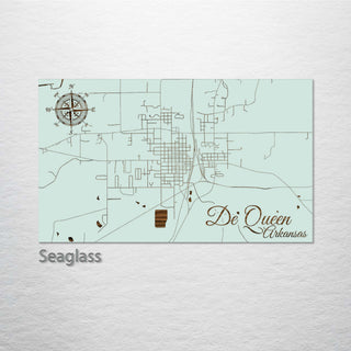De Queen, Arkansas Street Map