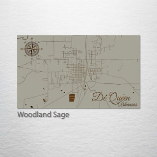 De Queen, Arkansas Street Map