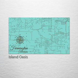 Farmington, Arkansas Street Map