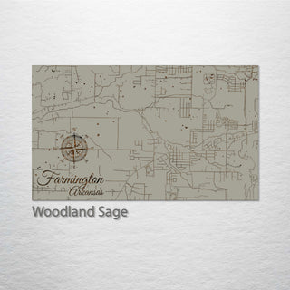 Farmington, Arkansas Street Map