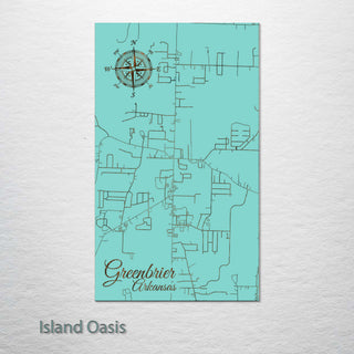 Greenbrier, Arkansas Street Map