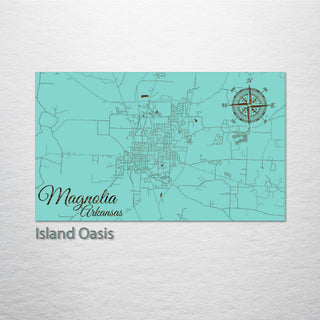 Magnolia, Arkansas Street Map