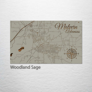 Malvern, Arkansas Street Map