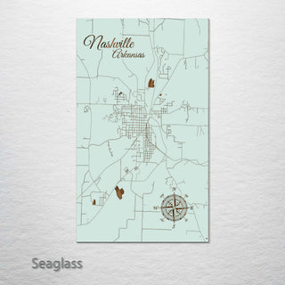 Nashville, Arkansas Street Map