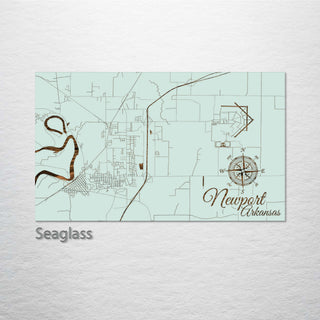 Newport, Arkansas Street Map