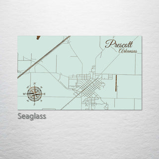 Prescott, Arkansas Street Map
