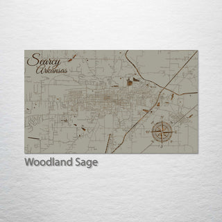 Searcy, Arkansas Street Map