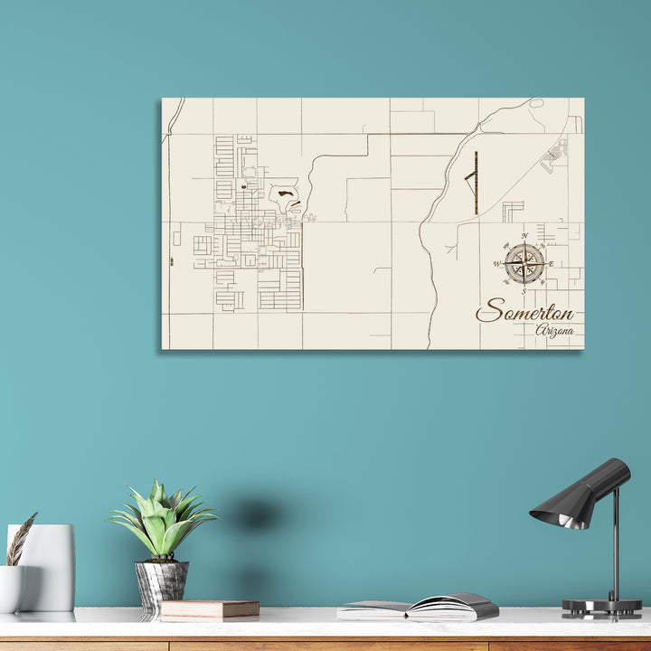 Somerton, Arizona Street Map