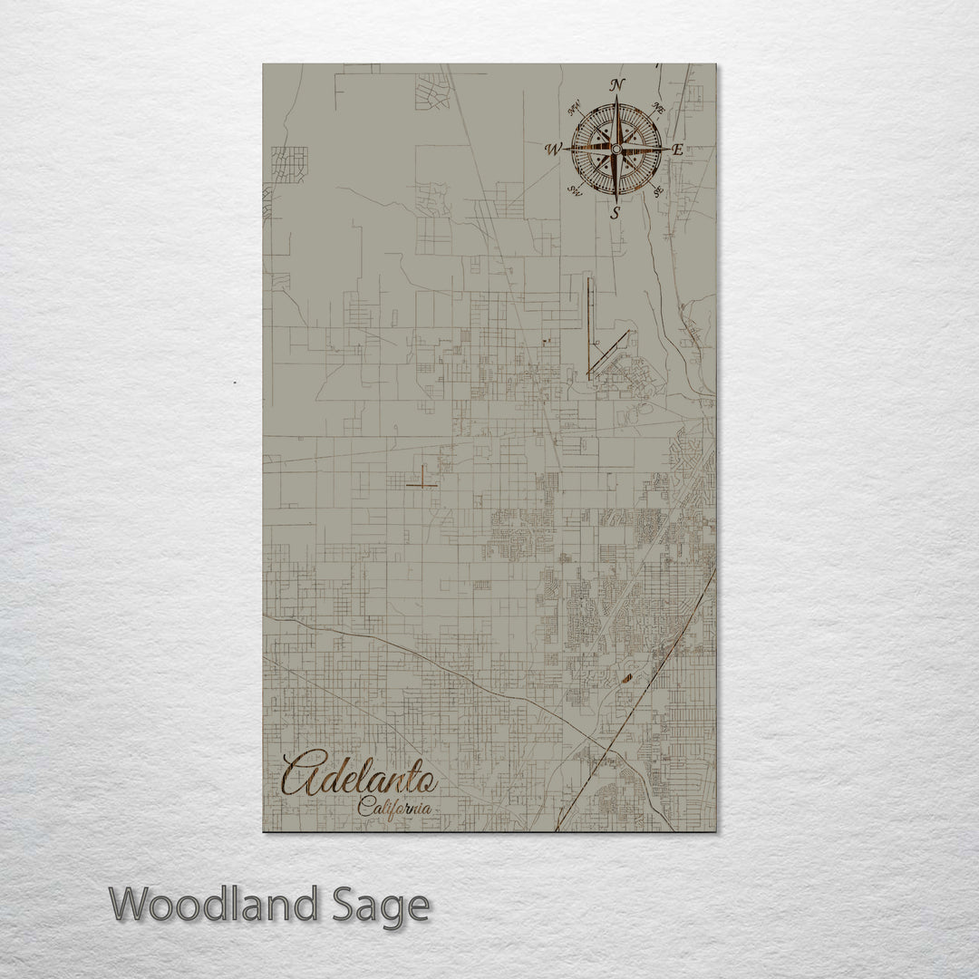 Adelanto, California Street Map