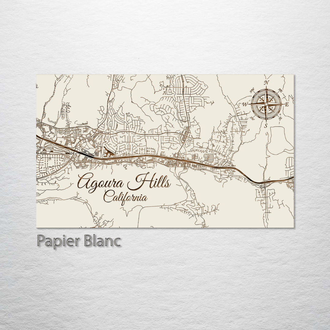 Agoura Hills, California Street Map