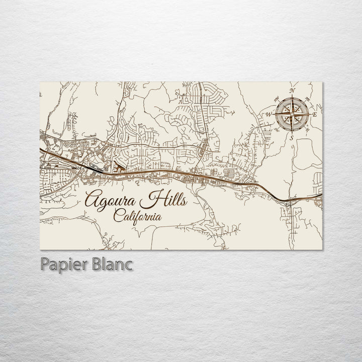 Agoura Hills, California Street Map