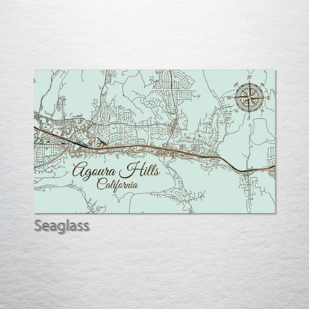 Agoura Hills, California Street Map