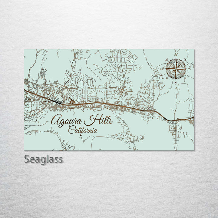 Agoura Hills, California Street Map