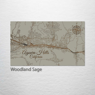 Agoura Hills, California Street Map
