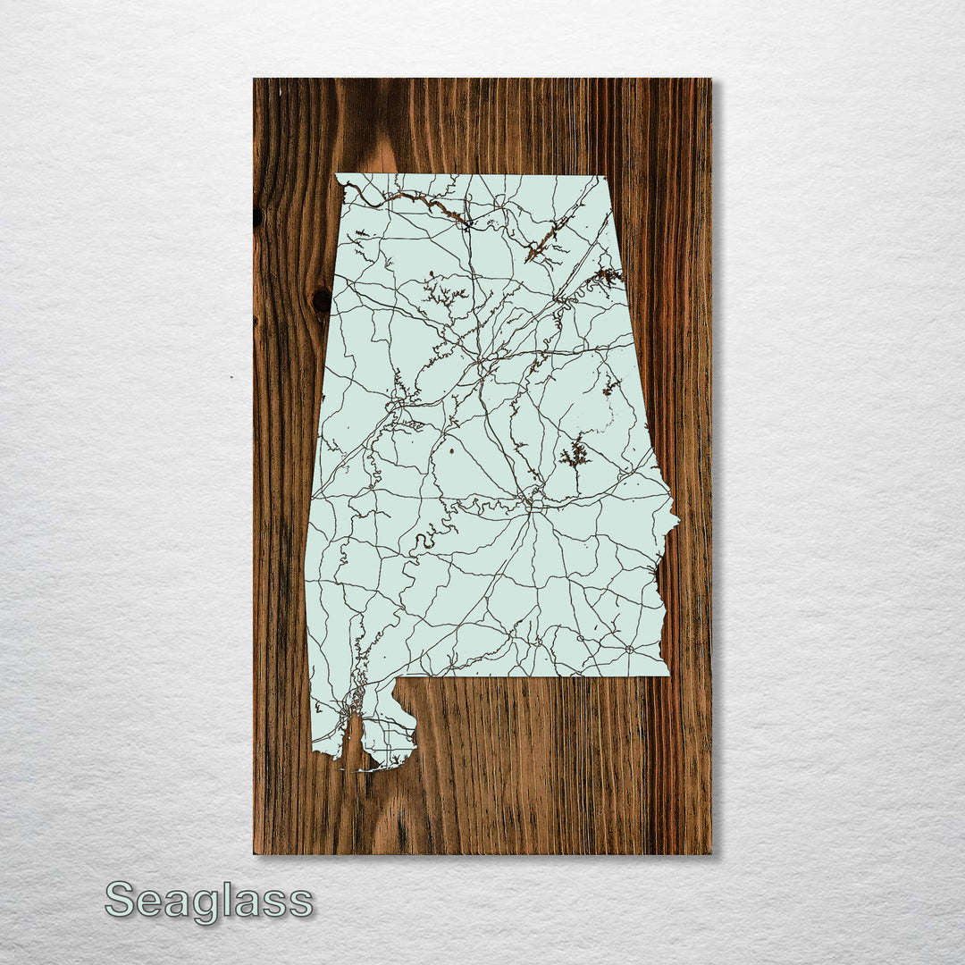 Alabama Isolated Map