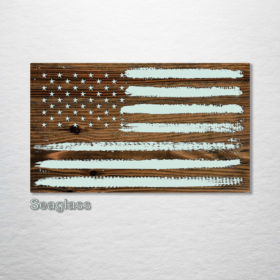 American Flag - Fire & Pine