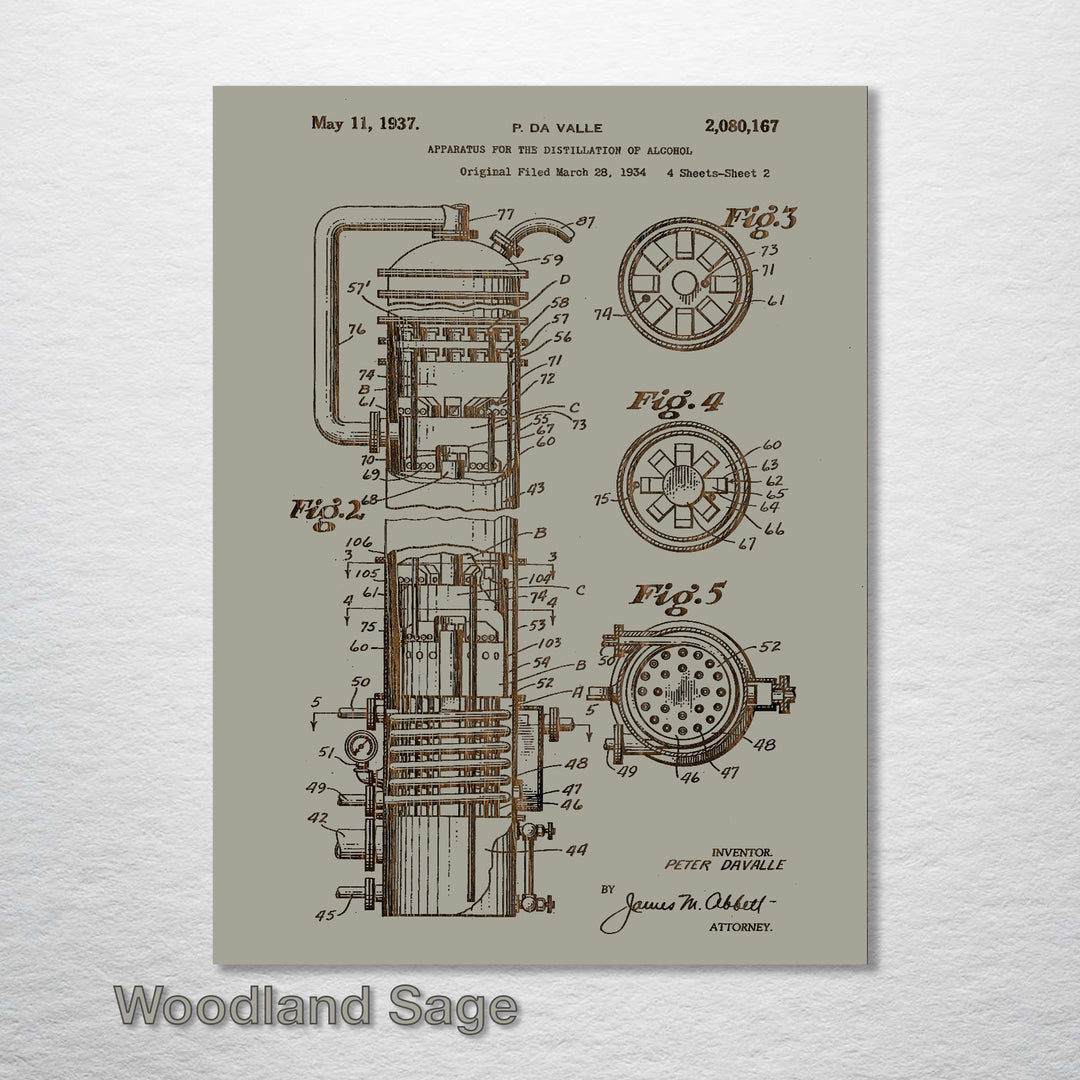 Apparatus for the Distillation of Alcohol - Fire & Pine