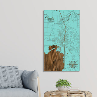 Arcata, California Street Map