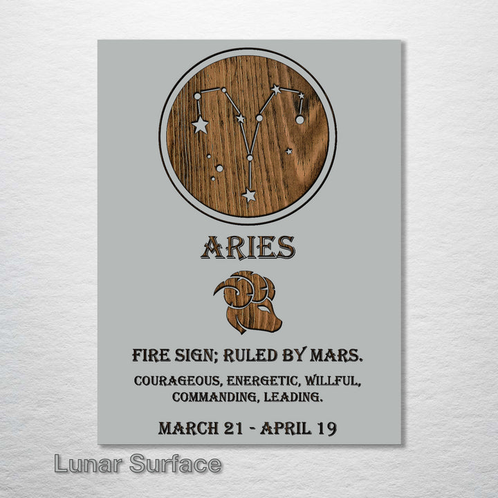 Aries Zodiac - Fire & Pine