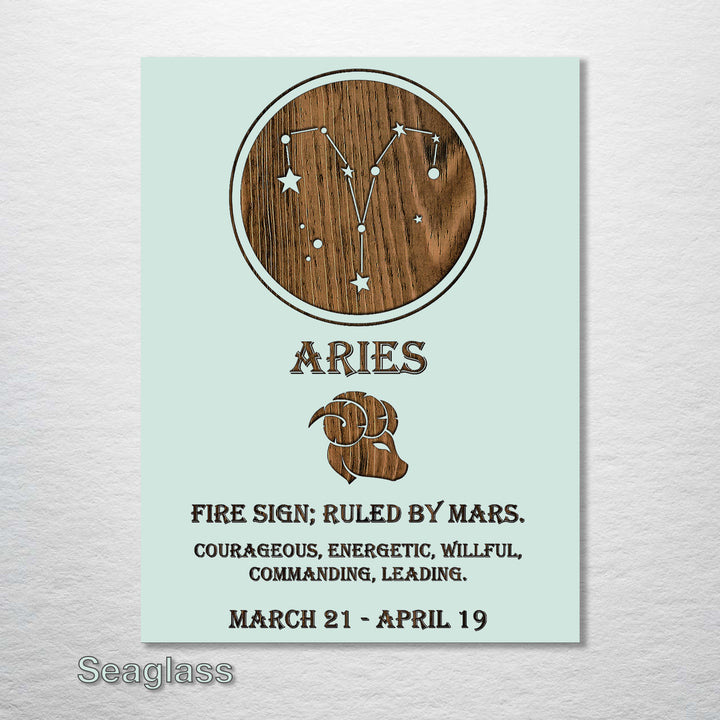 Aries Zodiac - Fire & Pine