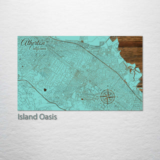 Atherton, California Street Map