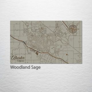 Atwater, California Street Map