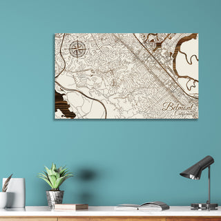 Belmont, California Street Map