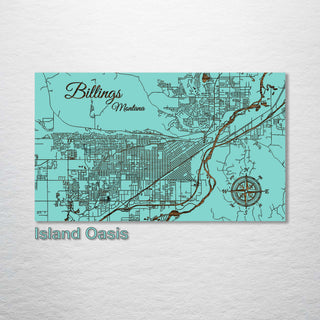 Billings, Montana Street Map - Fire & Pine