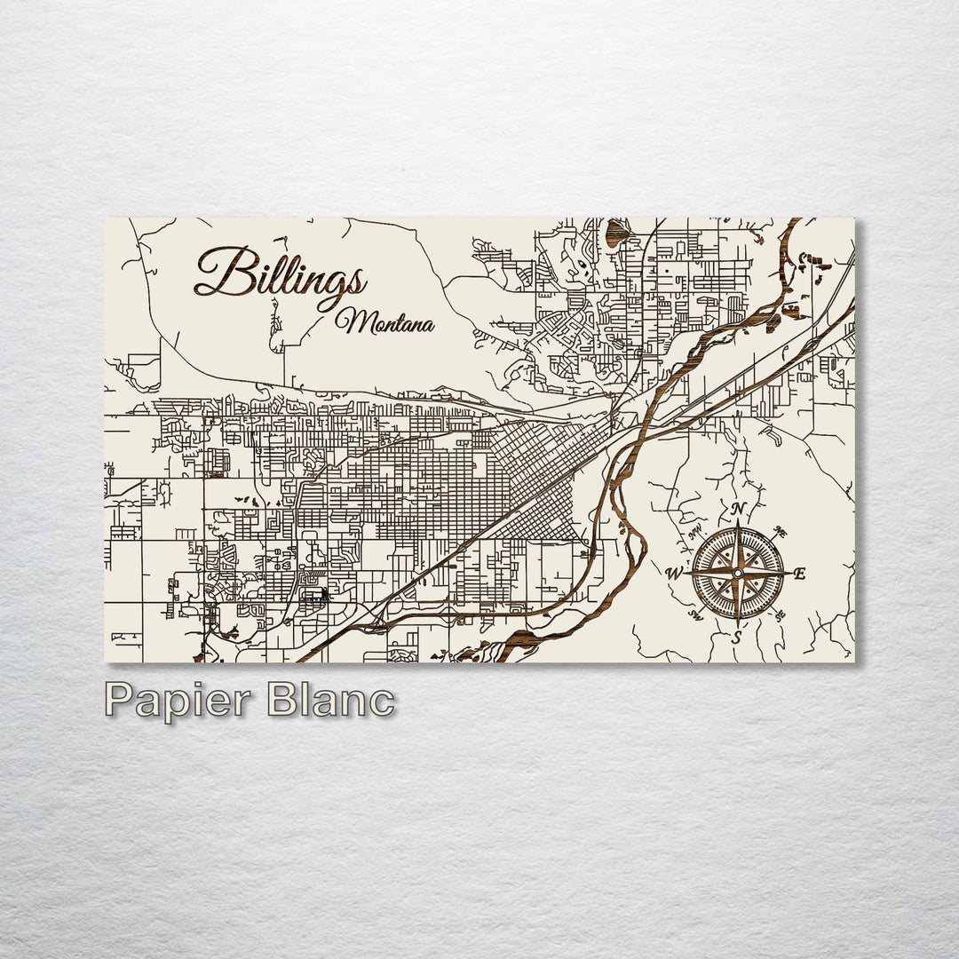 Billings, Montana Street Map - Fire & Pine