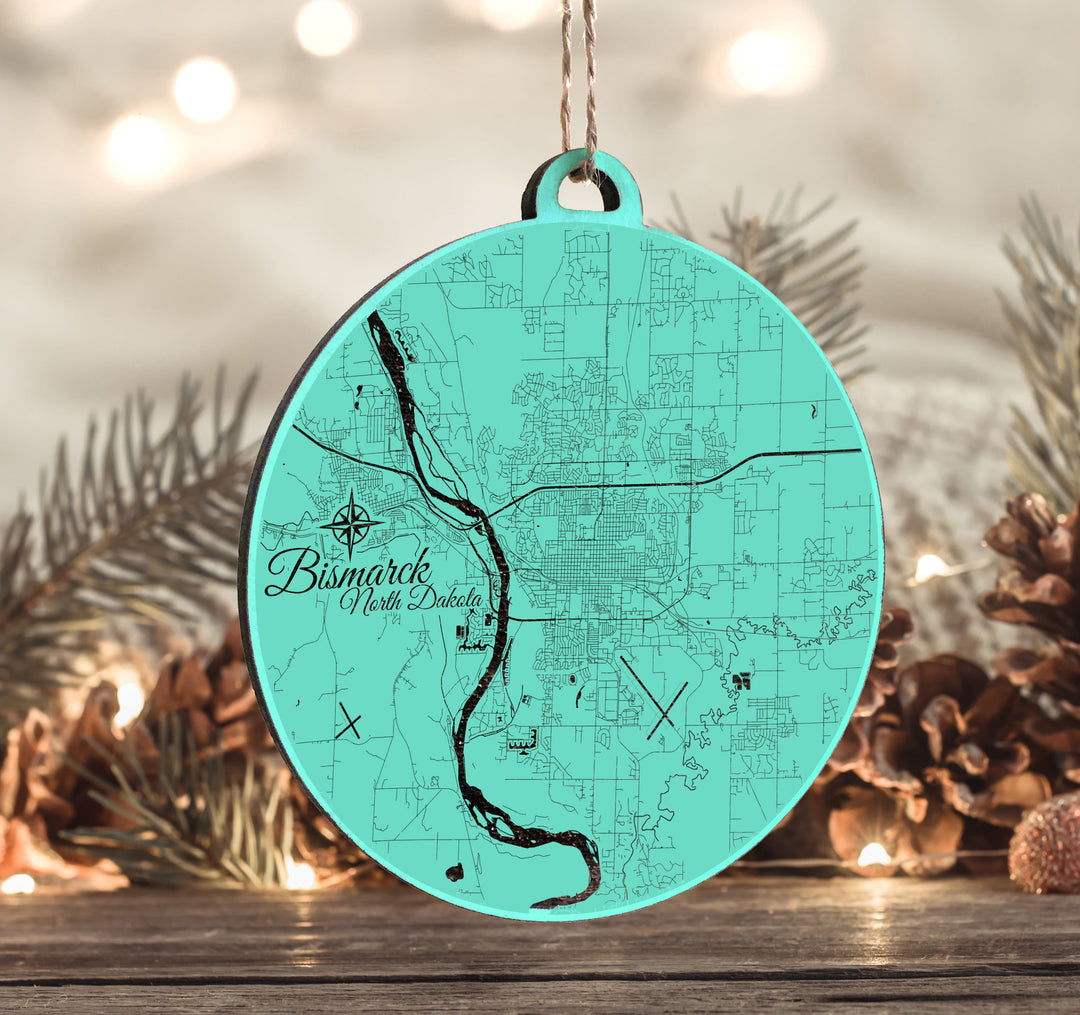 Bismarck, North Dakota Ornament