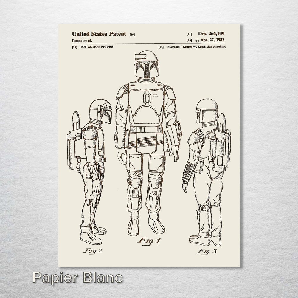 Boba Fett Patent - Fire & Pine