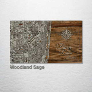 Boca Raton, Florida Street Map - Fire & Pine