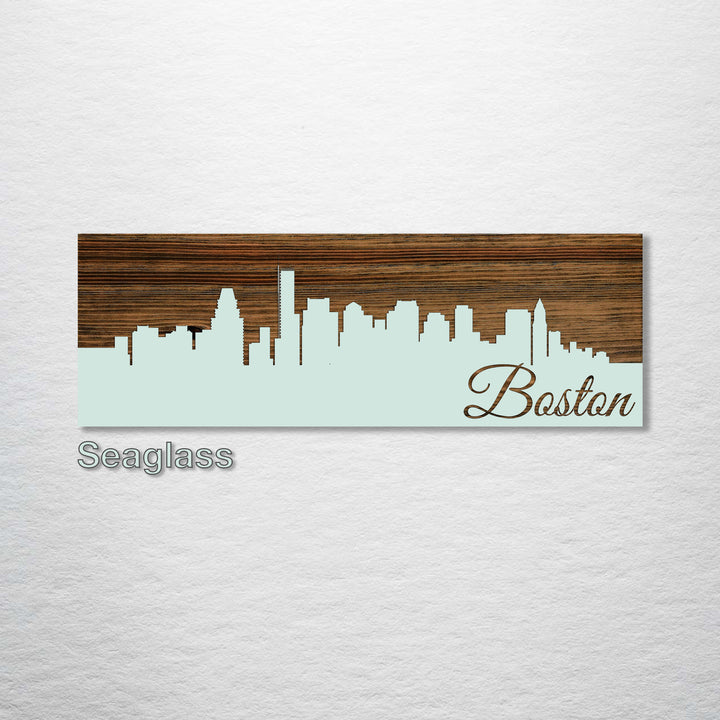 Boston, Massachusetts Skyline - Fire & Pine