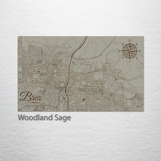 Brea, California Street Map