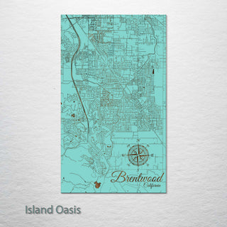 Brentwood, California Street Map