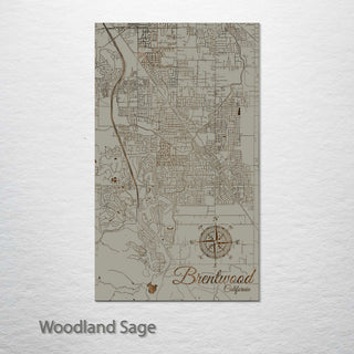 Brentwood, California Street Map