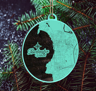 Burlington, Vermont Ornament