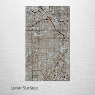 Santa Ana, California Street Map