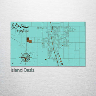 Delano, California Street Map