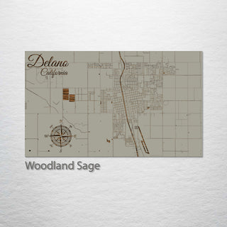 Delano, California Street Map