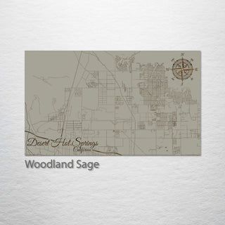 Desert Hot Springs, California Street Map